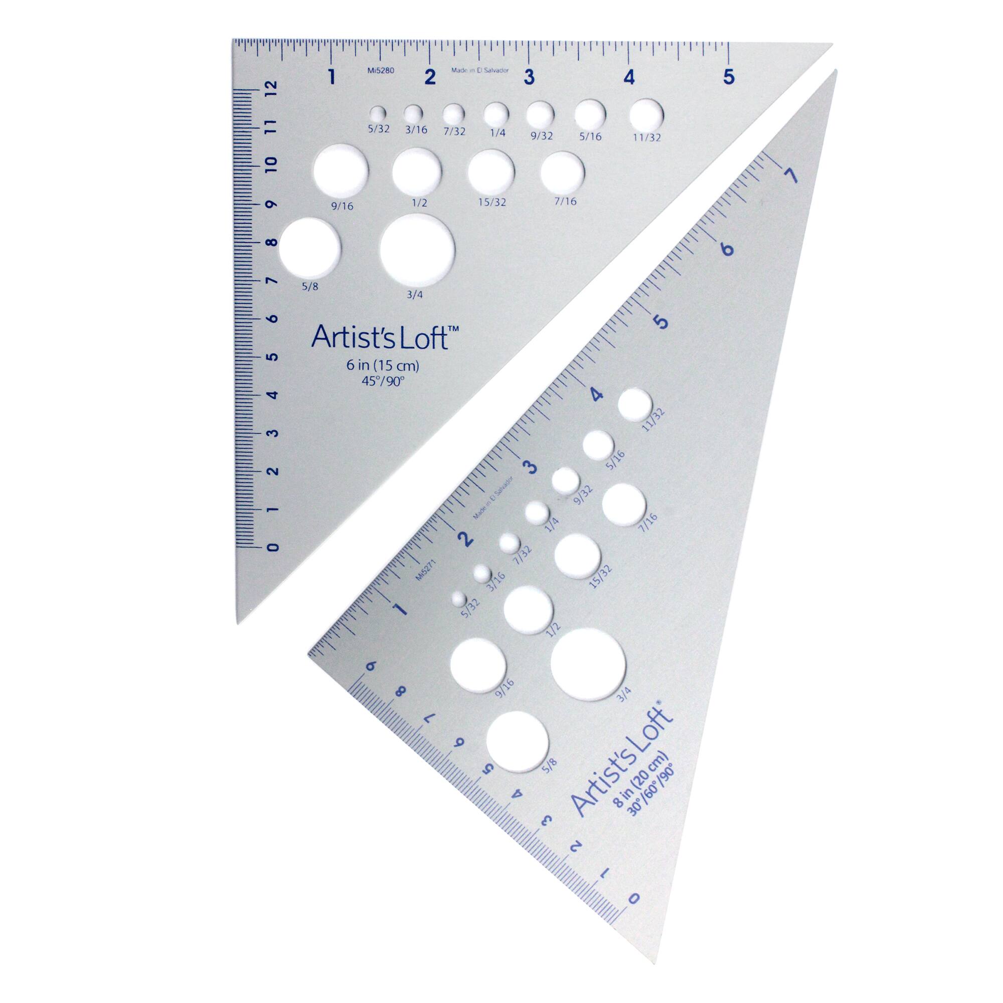 6 Pack: Aluminum Triangle Set by Artist's Loft™